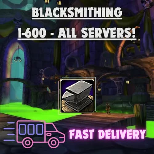 WOW Mist of Pandaria Classic/ Blacksmithing 1-600 US Leveling Kit/DIY Package/ More details at descriptions