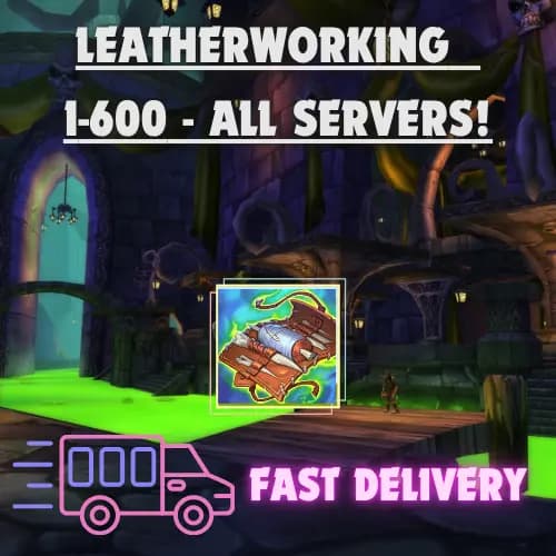 WOW Mist of Pandaria Classic/ Leatherworking 1-600 US Leveling Kit/DIY Package/ More details at descriptions