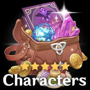 Pacote de Personagem 5 Estrelas Garantido