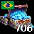 706 Diamantes (625 + 81 Bônus) BR