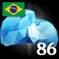 86 Diamantes (78 + 8 Bônus) BR
